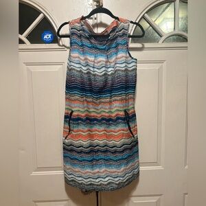 Speed Control Multicolor Sleeveless Dress